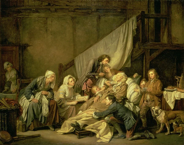 The Paralytic, 1763 (oil on canvas)