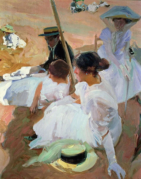 Under the Parasol, Zarauz, 1910