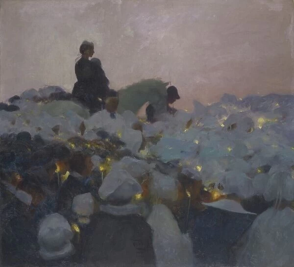 Pardon in Brittany, 1896 (oil on canvas)