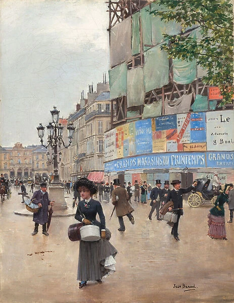 Paris, rue du Havre, c. 1882 (oil on canvas)