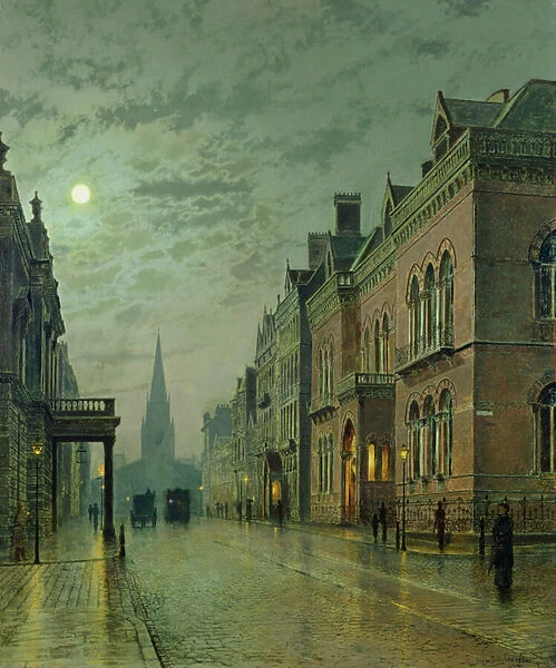 Park Row, Leeds, 1882 (oil on canvas)