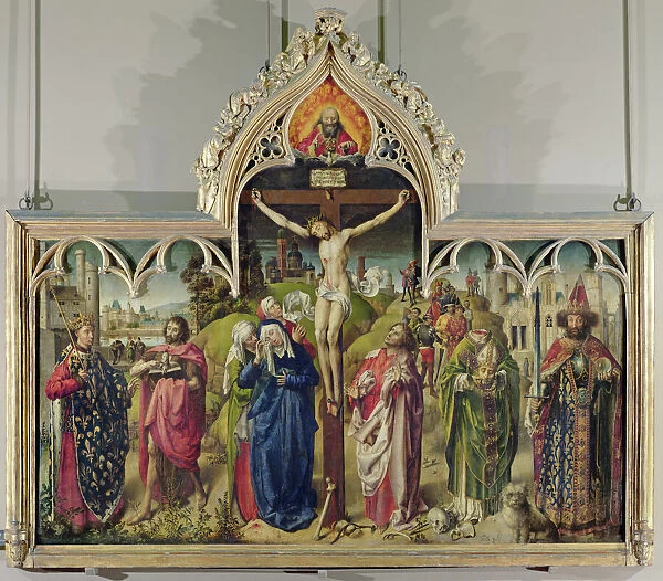 The Parlement of Paris Altarpiece, 1453-55 (oil on panel)