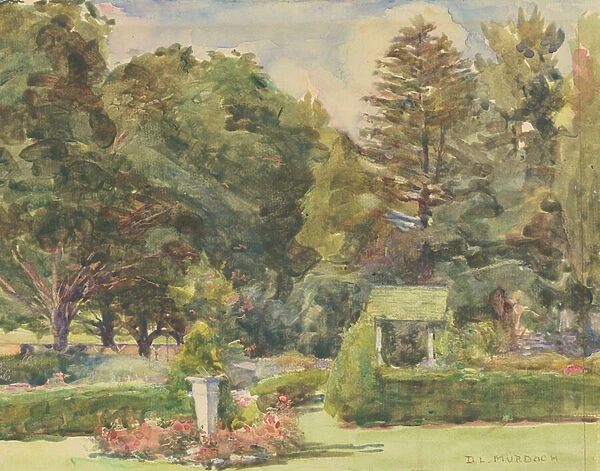 Parmelee Garden, c. 1920 (watercolour on wove paper)