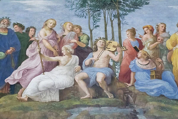 Parnassus, from the Stanza della Segnatura, 1510-11 (fresco)