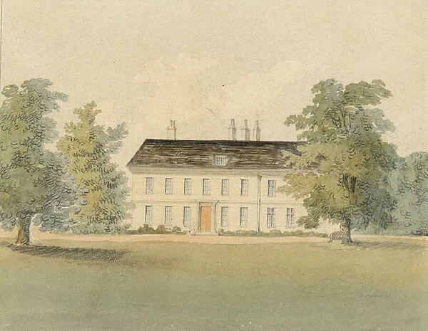 Parsonage of the Rev. Drummond, 1823 (watercolour on paper)
