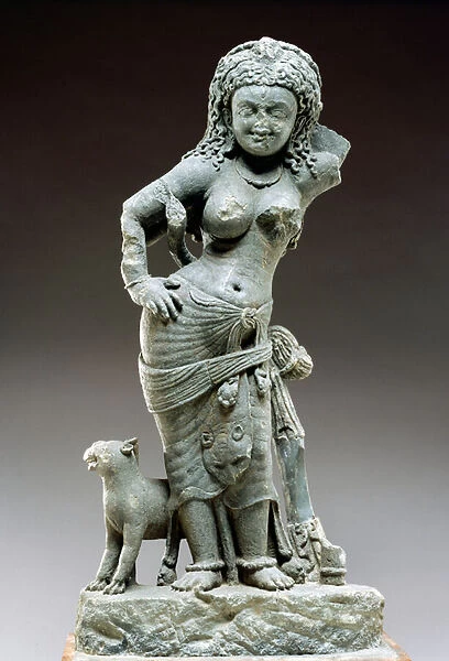Parvati, Samlaji culture, 500 AD (schist)