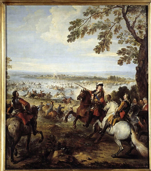 Passage of the Rhine by the Armee of Louis XIV (1638-1715)