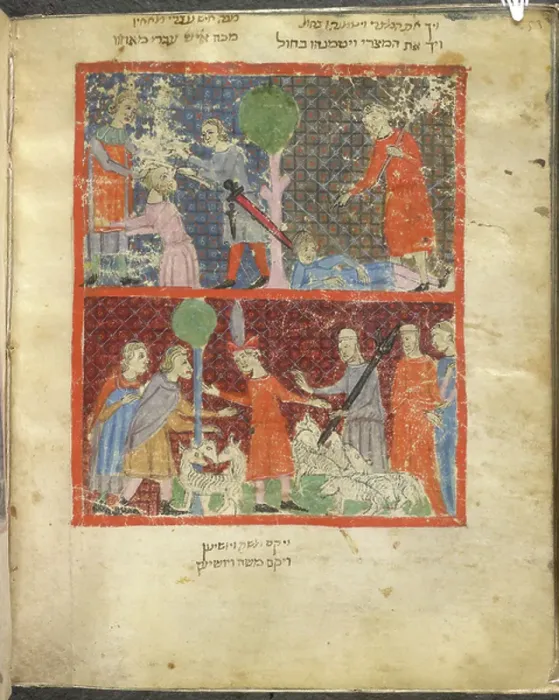 Framed Print : Passover scenes