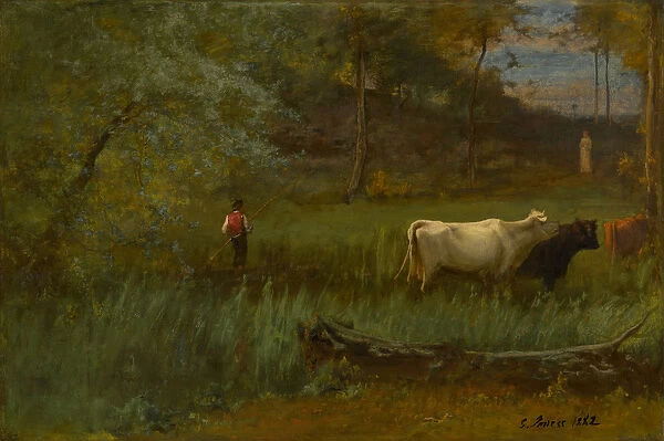 A Pastoral, c. 1882-85 (oil on canvas)