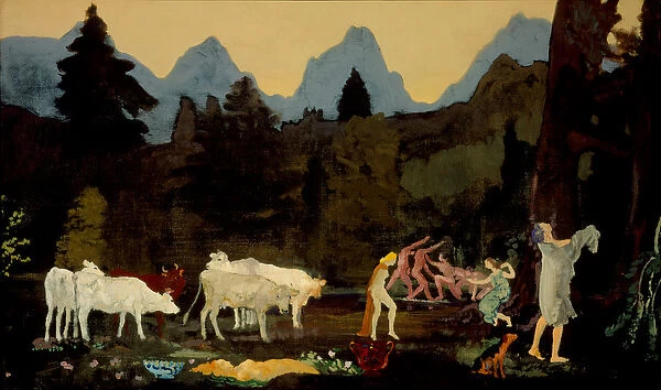Pastoral Dells and Peaks, c. 1908-11 (oil on canvas)
