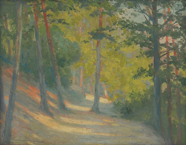 Path to the River, 1909-13 (oil on board)