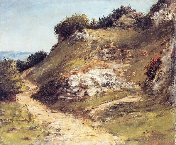 Path in the Rocks, 1876 (oil on canvas)