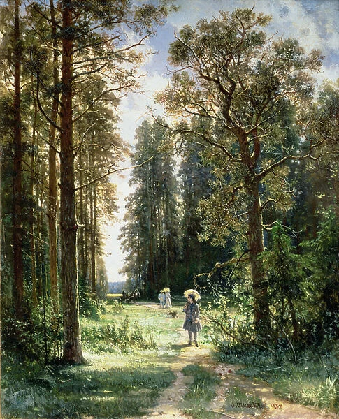 The Path through the Woods, 1880 (oil on canvas)