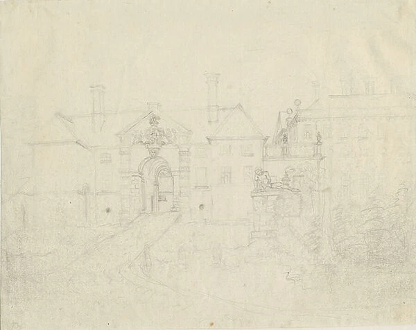 Patshull House: pencil drawing, nd [?1762-1802] (drawing)