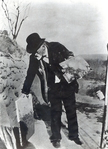 Paul Cezanne, c. 1903 (b / w photo)