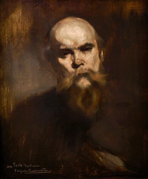 Paul Verlaine, 1890 (Oil on Canvas)