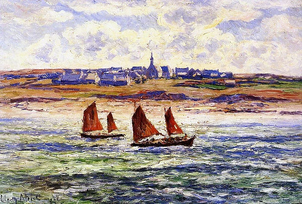 Paulgoazec, Brittany, 1906 (oil on canvas)