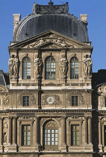 The pavillon Sully, Cour Carree; Lescot wing (photo)