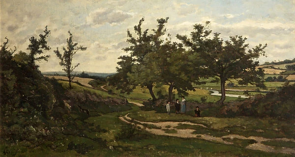 Paysage, 1886 (oil on canvas)