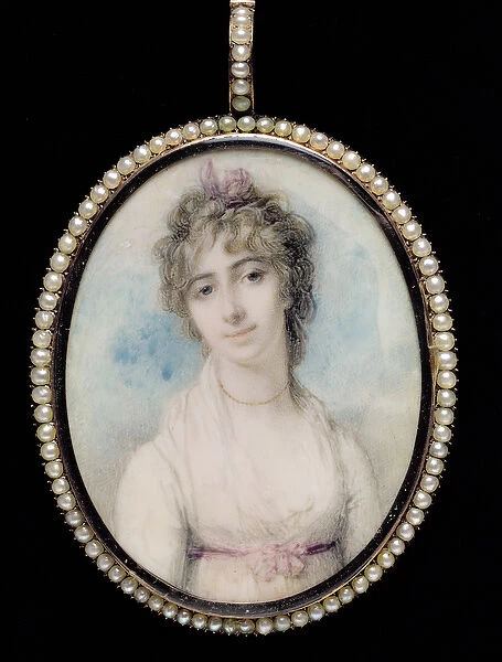 PD. 200-1961 Portrait miniature of Mrs Arbuthnot, first wife of Charles Arbuthnot