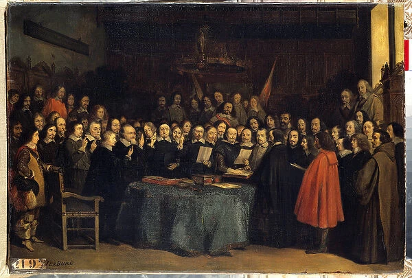 The peace of Westphalia, the swearing-in after the ratification of peace between