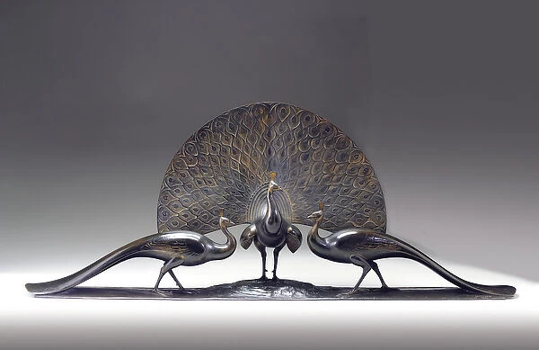 The Peacocks, 1922 (bronze)