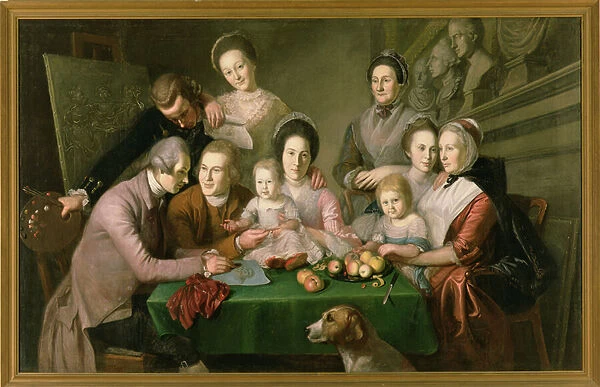 The Peale Family, c. 1770-3 (oil on canvas)