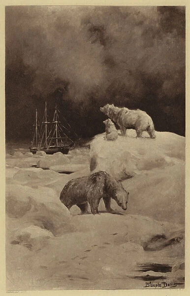 Peary in the Arctic Regions (litho)