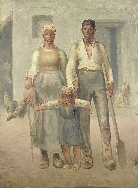 The Peasant Family, 1871-72 (oil on canvas)