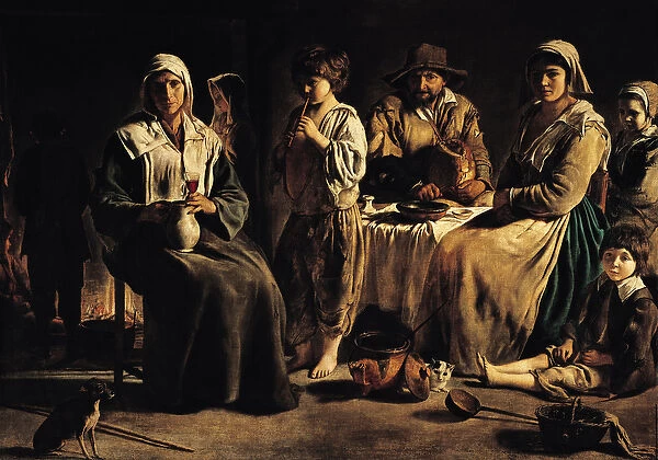 Peasant Family in an Interior, c. 1643 (oil on canvas)