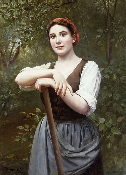 Peasant Girl, 1889 (oil on canvas)
