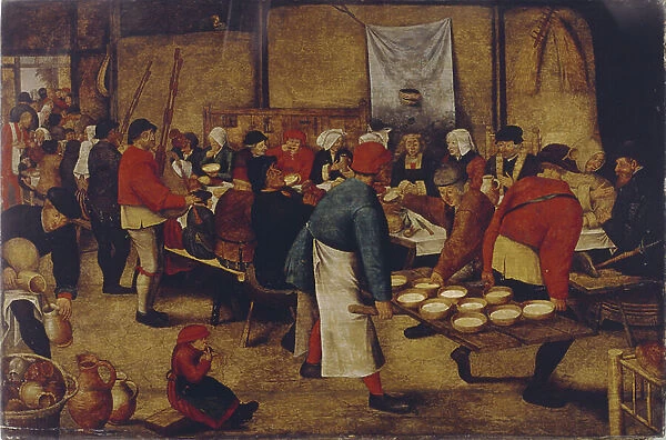 The Peasant Wedding. after 1616 (oil on panel)