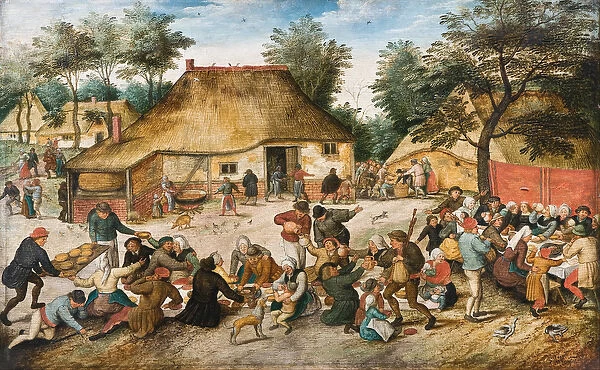 The Peasant Wedding, c. 1600 (oil on panel)
