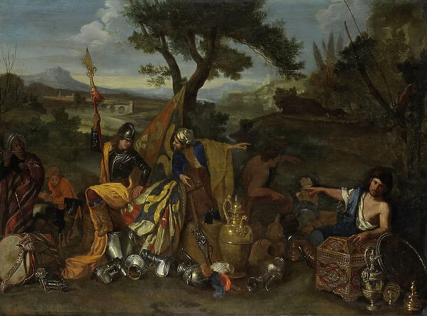 The Peddlers, 1635-50 (oil on canvas)