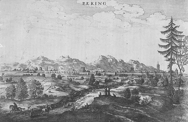Peking, an illustration from Jan Nieuhofs An Embassy to China, published 1665