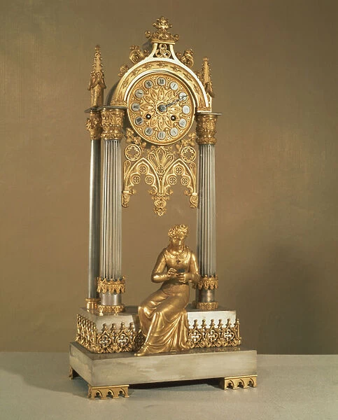 Pendule de Paris, c. 1830 (marble and ormolu)