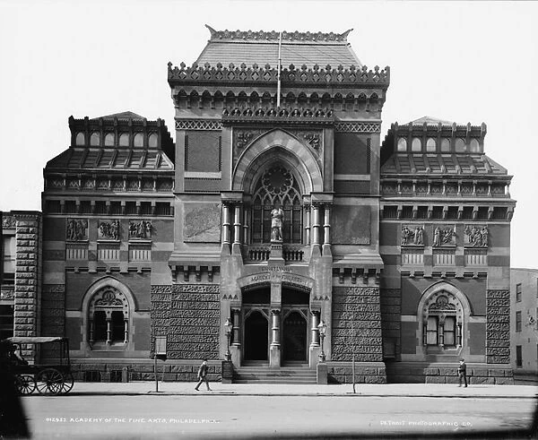 Pennsylvania Academy of Fine Arts, Philadelphia, Pennsylvania, 1905 (b  /  w photo)