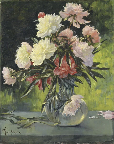 Peonies, 1898 (oil on canvas)