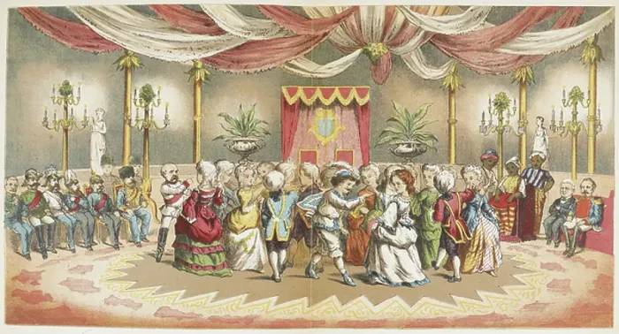 Framed Print : People dancing