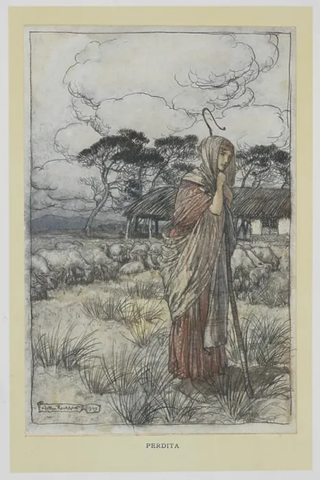 Framed Print : Perdita. BL3314019 Perdita'.; British Library, London, UK; (add.info.: Tales Framed Print : Perdita. BL3314019 Perdita'.; British Library, London, UK; (add.info.: Tales