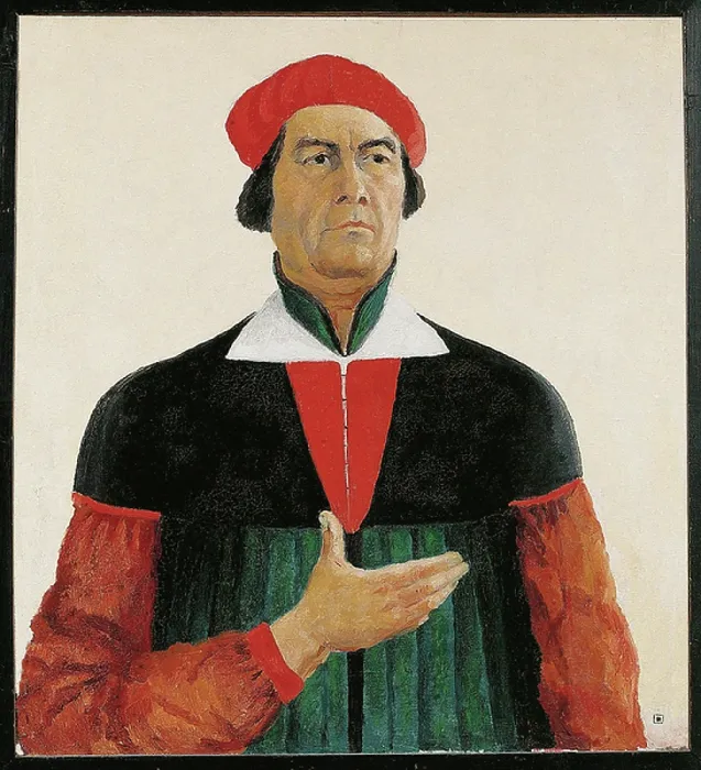 Framed Print : Perfected portrait of Ivan Kljun, painter, pupil of Malevich, member of the group Supremus (painting on canvas) Framed Print : Perfected portrait of Ivan Kljun, painter, pupil of Malevich, member of the group Supremus (painting on canvas)