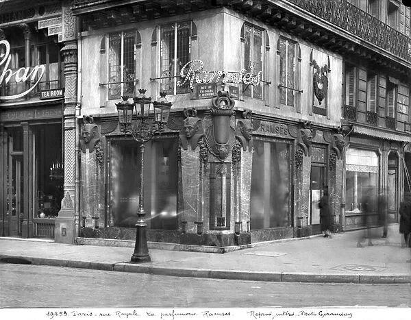 The perfume shop Ramses, c. 1924 (b  /  w photo)