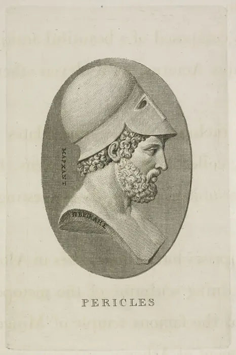 Framed Print : Pericles. BL3281964 Pericles; British Library, London, UK; (add.info.: Museum Worsleyanum