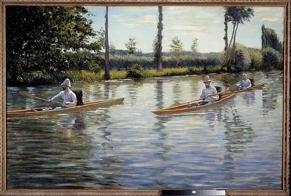 The perissoires. Painting by Gustave Caillebotte (1848-1894), 1877. Oil on canvas