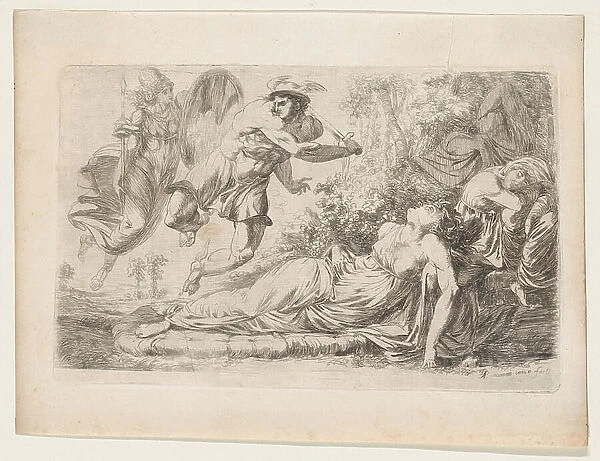 Perseus and the Sleeping Medusa, 1774 (etching)