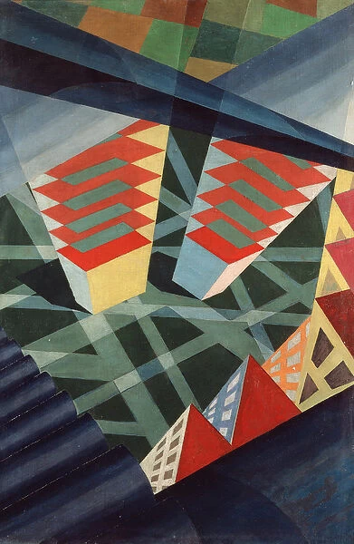 Perspectives in Flight, c. 1926 (oil on canvas)