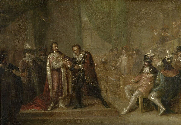 Peter Paul Rubens Accepting a Sword from Charles I of England, 1808 (oil on canvas)