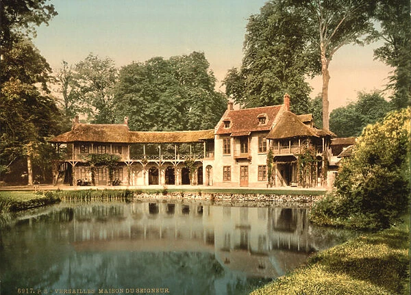 Petit Trianon Park, Maison du Seigneur, Versailles, c. 1890-1900 (photochrom)