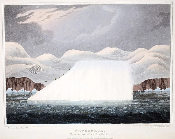 Petowacx, formation of an Iceberg, illustration from A Voyage of discovery