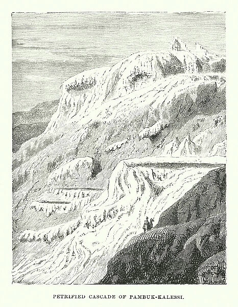 Petrified Cascade of Pambuk-Kalessi (engraving)